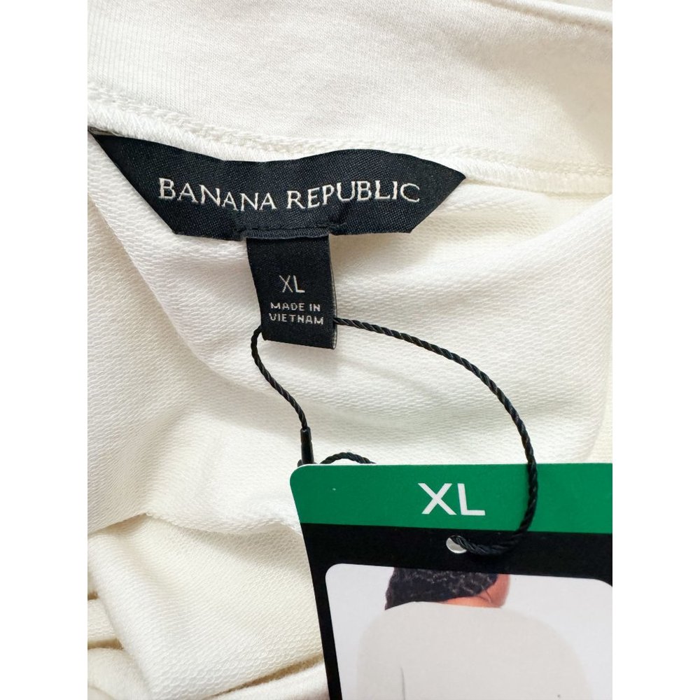 Banana Republic NWT Sz XL Off White Boat Neck Long Sleeves Tunic - Picture 5 of 8